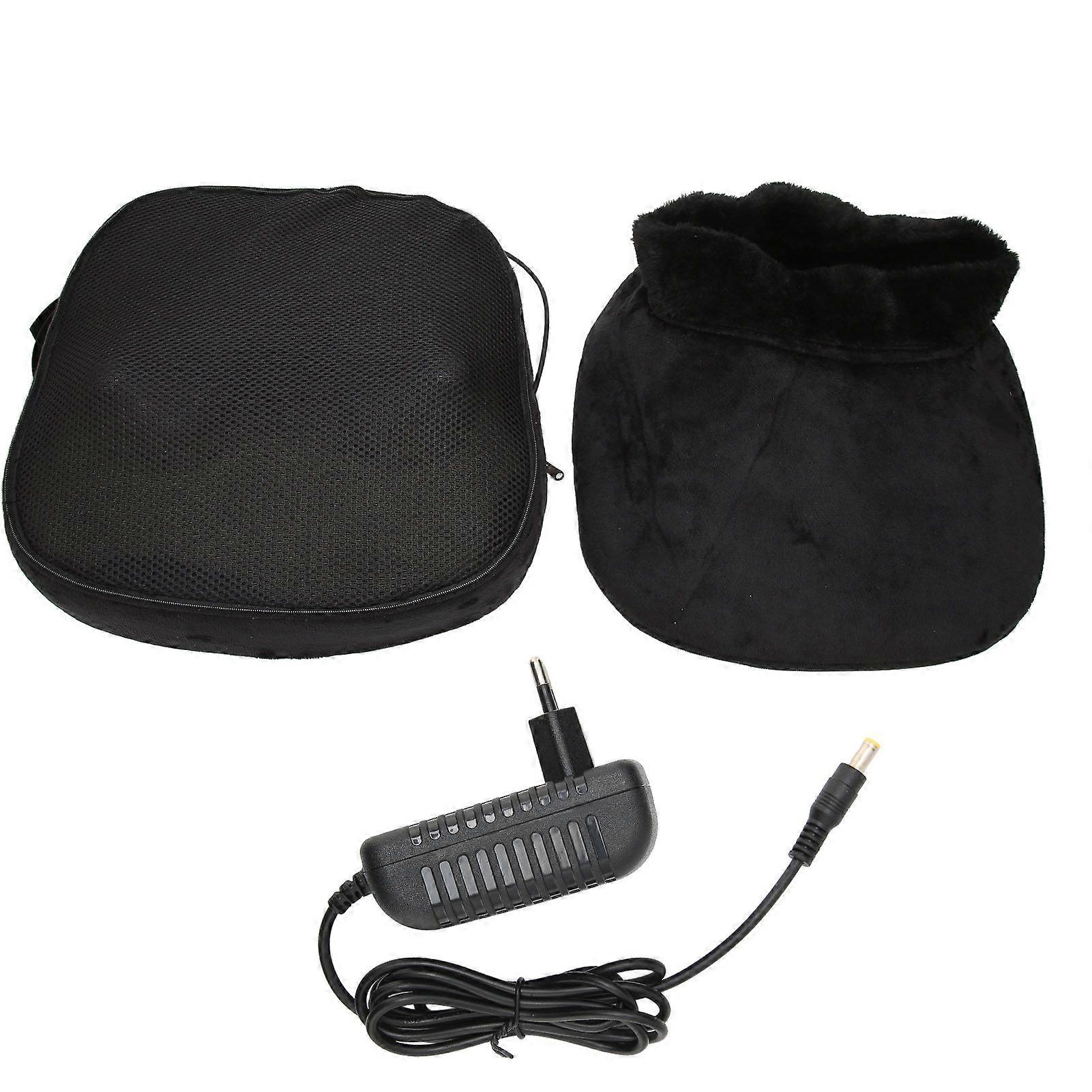 2 in 1 Electric Shiatsu Foot Back Massager Heating Pad Kneading Feet Warm Massage Machine 110240VEU Plug