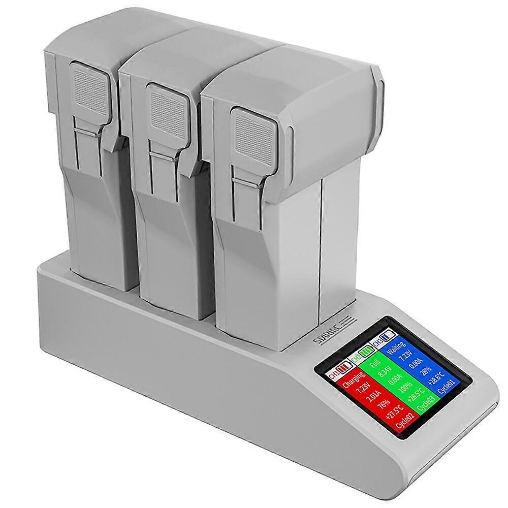 STARTRC 3-in-1 Intelligent Fast Charging Hub Battery Car Charger LED Screen Digital Display Housekee