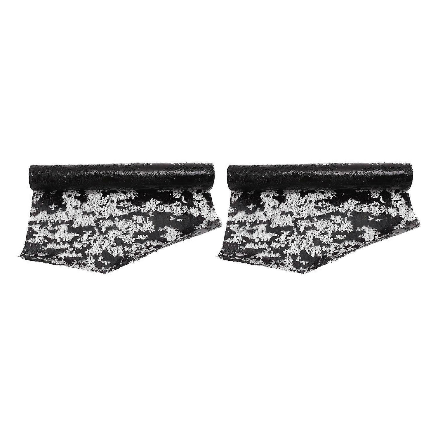 2Pcs Thin Metallic Mesh Table Runner Glitter Sequin Table Runners Table Decorations for Party Weddin