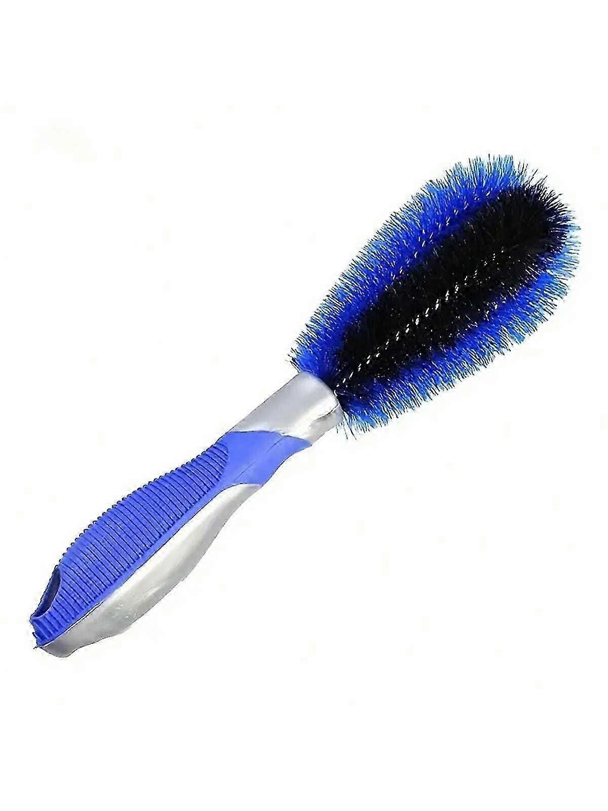 Car Tire and Wheel Cleaning Brush, Car wash Cleaning Soft Brush for Rims with Non-Slip Handle, Wheel Brush for Scratch-Free car Detailing, Essential T
