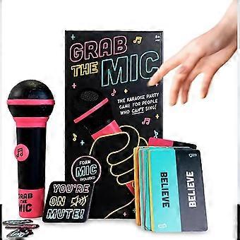 Grab The Mic Karaoke Game Exciting Grab The Mic, 2-10 Players 250 Lyric