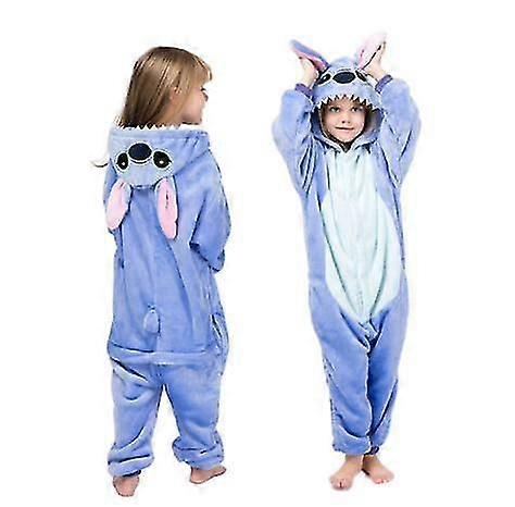 Stich Pyjamas Nattkläder Pojkar Flickor Filt Sovvagn Kostym 110CM
