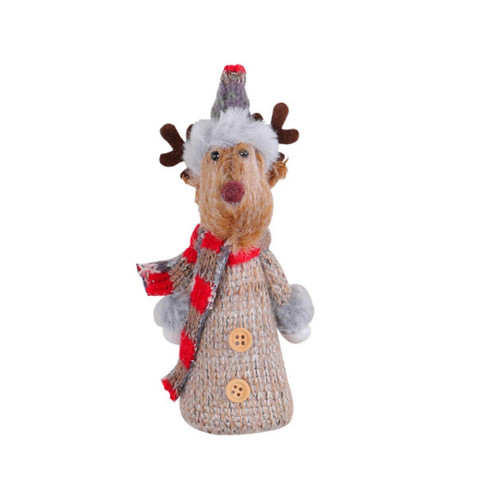Unique Knitted Doll Pendant for Christmas Tree Create Warm Atmospheres Christmas Dwarf Hangers Party Decorations