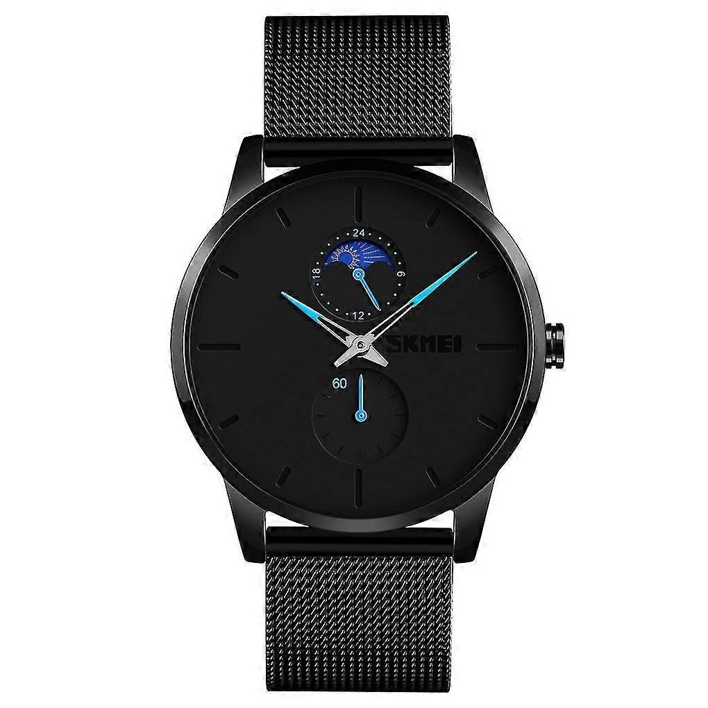 Men Casual Quartz Watch Blue