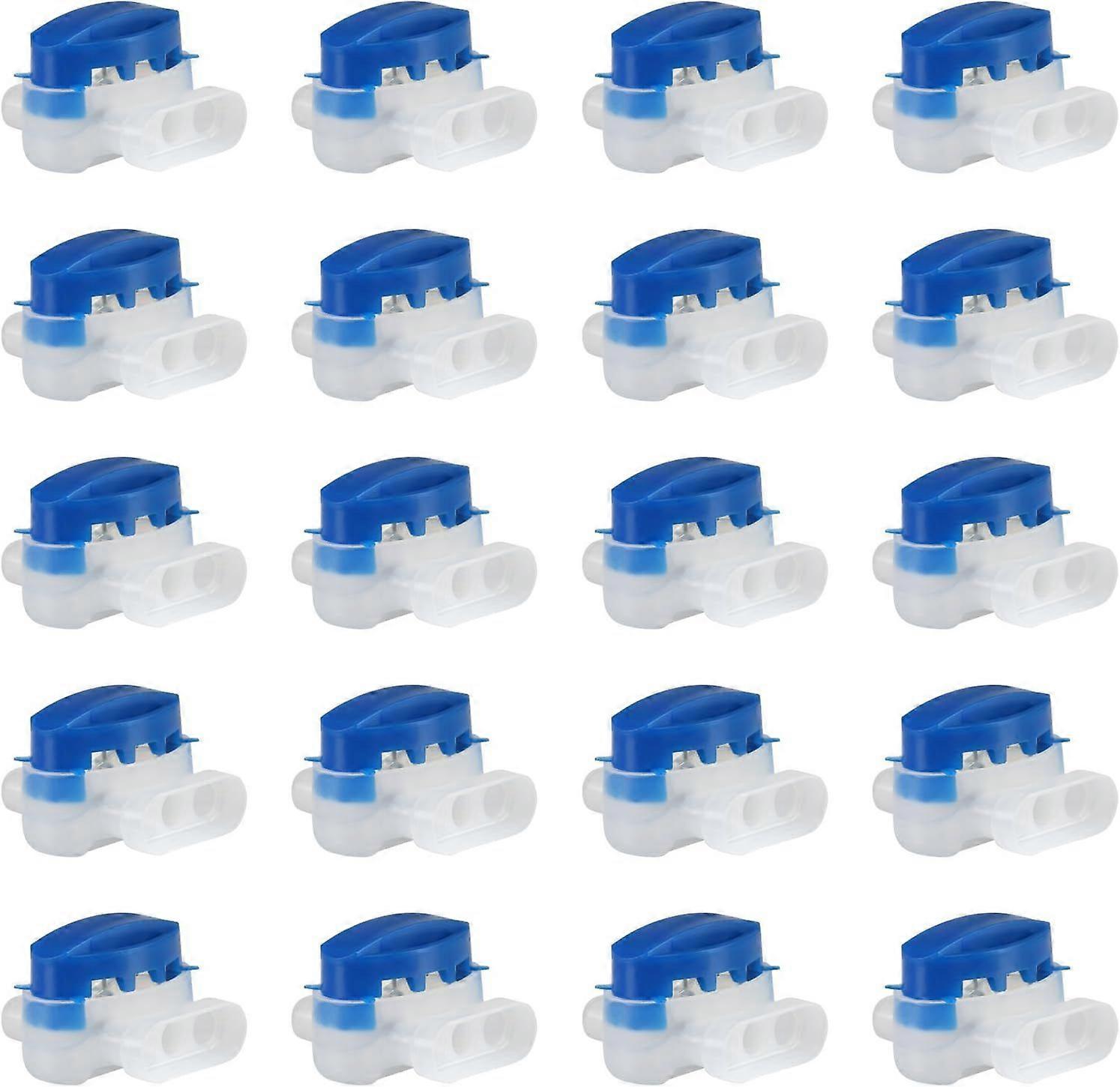 Set of 20 Resin Filled Cable Connectors for Automower Robot Lawnmower