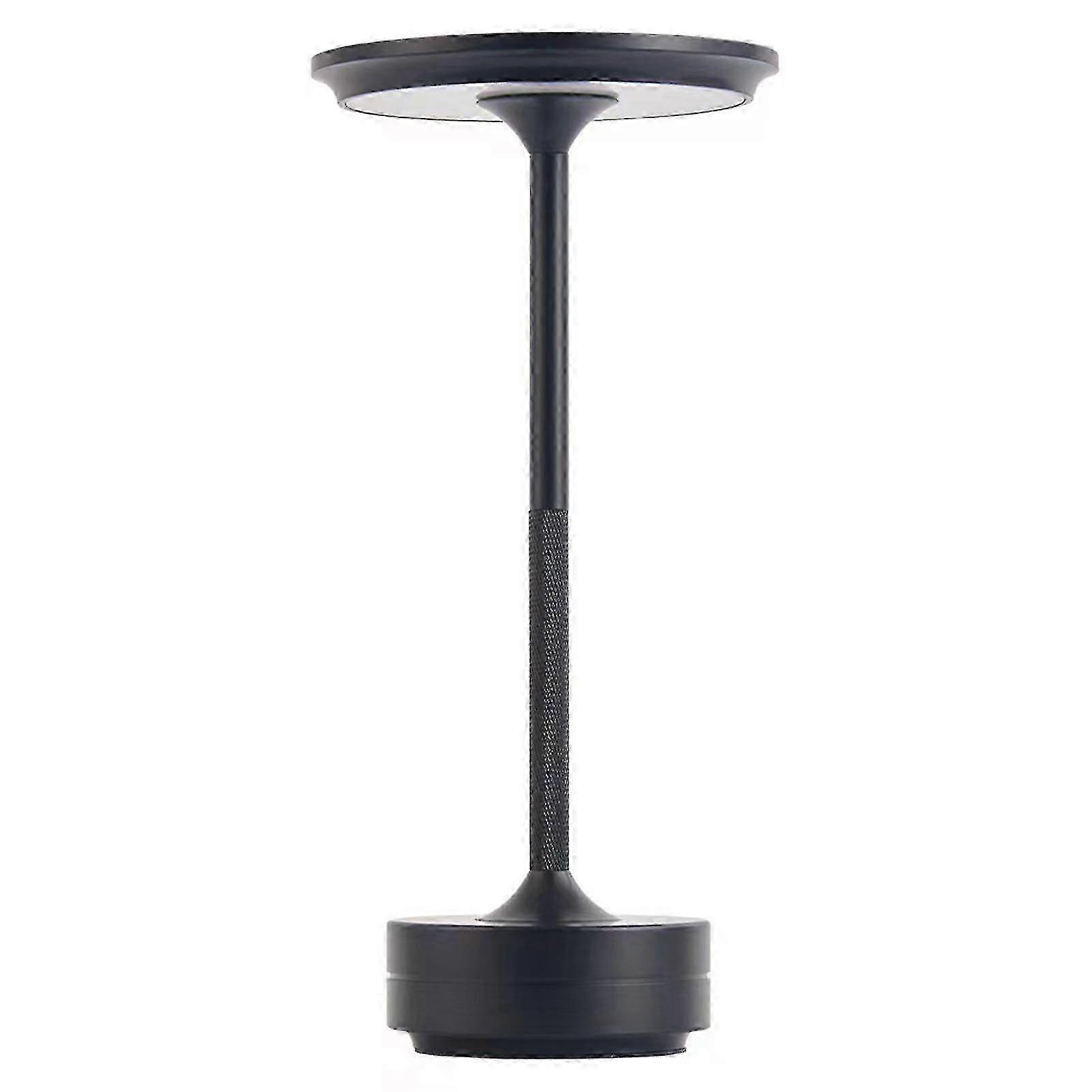 Metallic Cordless Table Lamp Dimmable Rechargeable Waterproof Desk Light