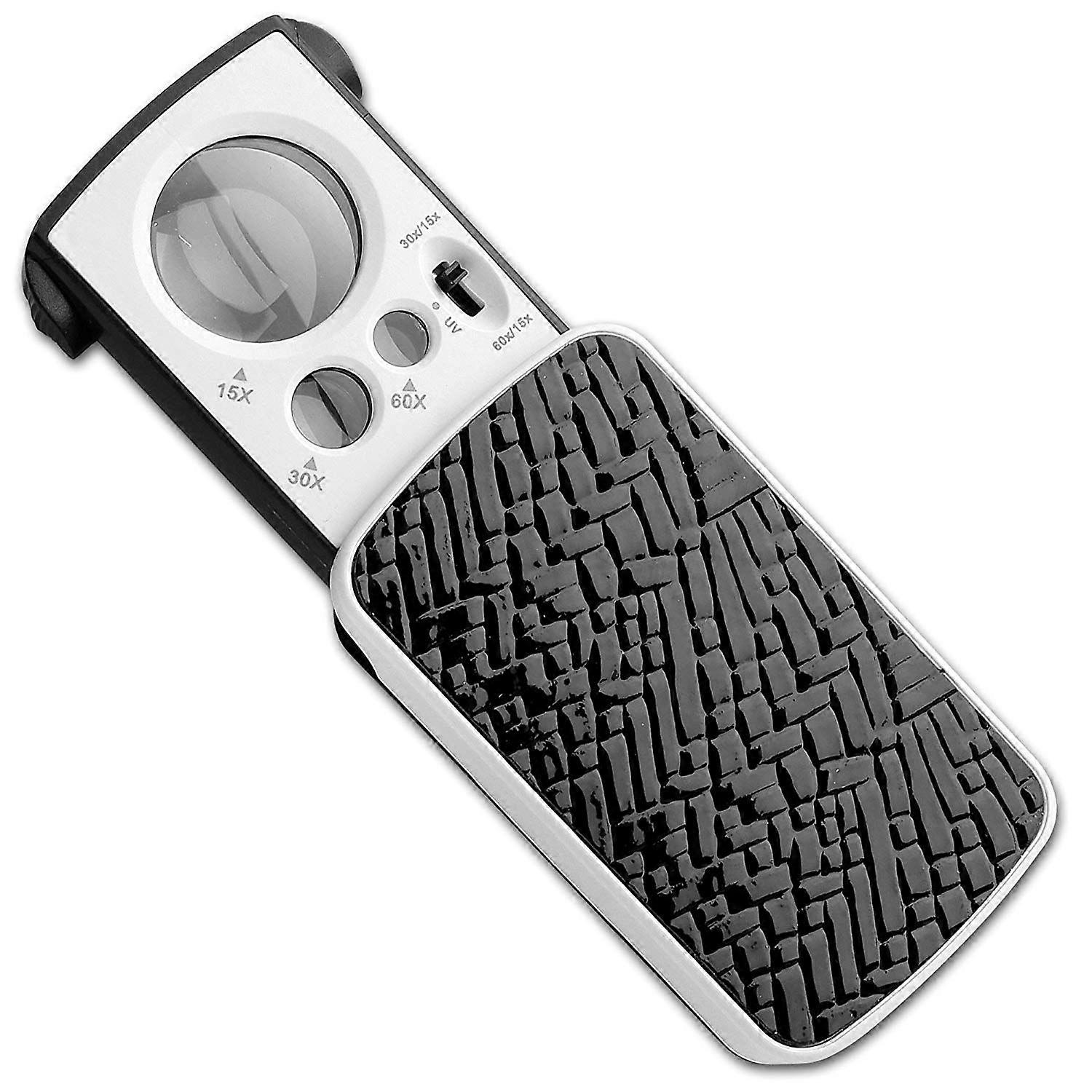 Šperky lupa lupa s UV LED světlem, kapesní lupa