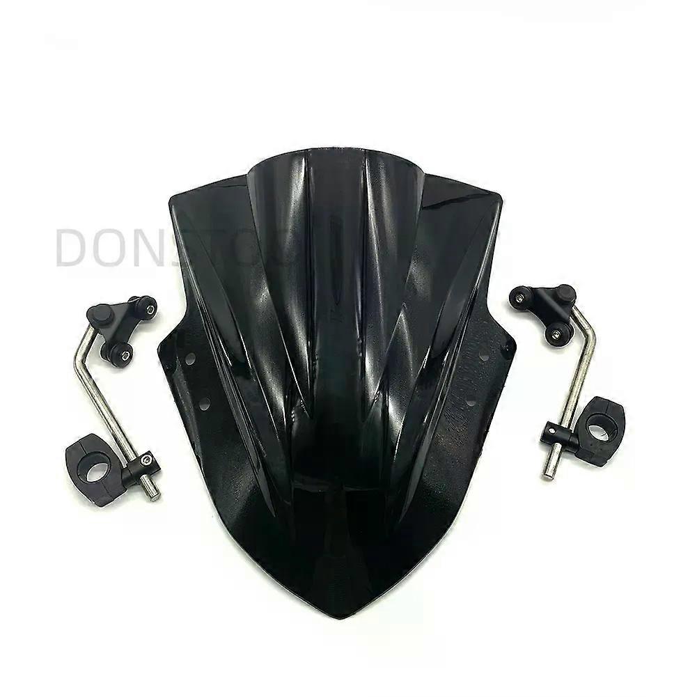 DONSTOO Motorcycle Windshield Windscreen With adjustable bracket Wind Screen compatible forCFmoto 300NK 300 NK MAXP
