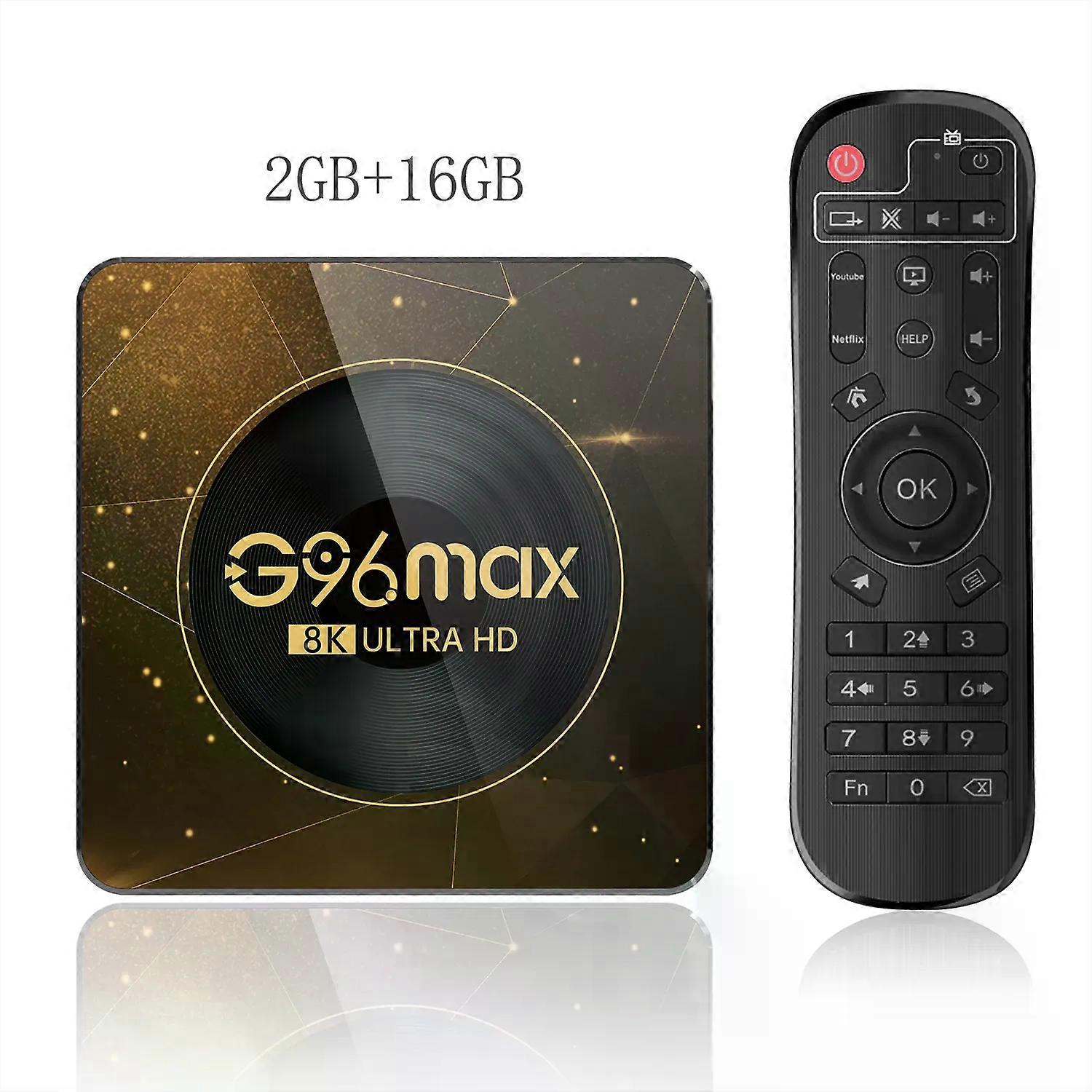 Android 13 G96 Max 8K Smart TV Box Amlogic RK3528 2.4G&5G 4GB 64GB BT5.0 Wifi6 AV1 Video Media Player TV Box Set Top Box
