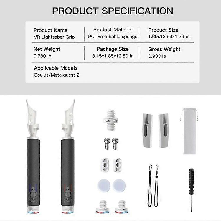 HIBLOKS Gamepad Stick for Oculus Quest 2 Controllers without Weight Blocks (No Handle)