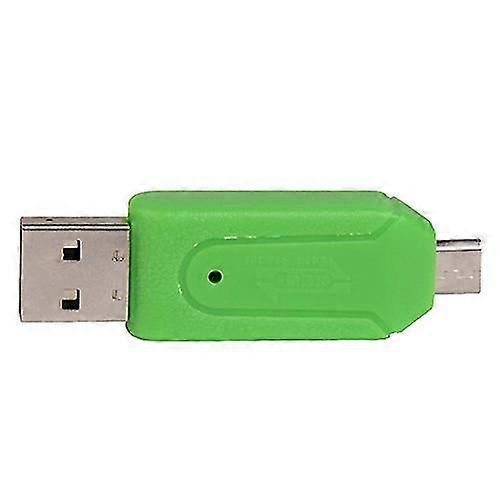 2 in 1 USB OTG Card Reader Universal Micro USB TF SD Card Reader for PC Phone