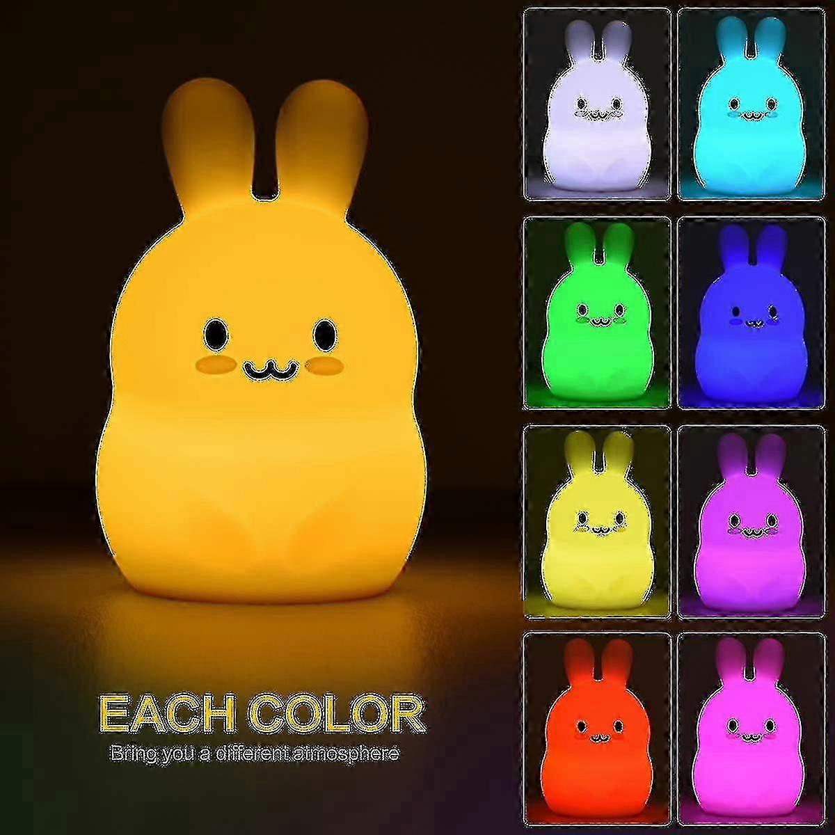 Led Children's Night Light, Rechargeable, With Touch Sensor And Remote Control