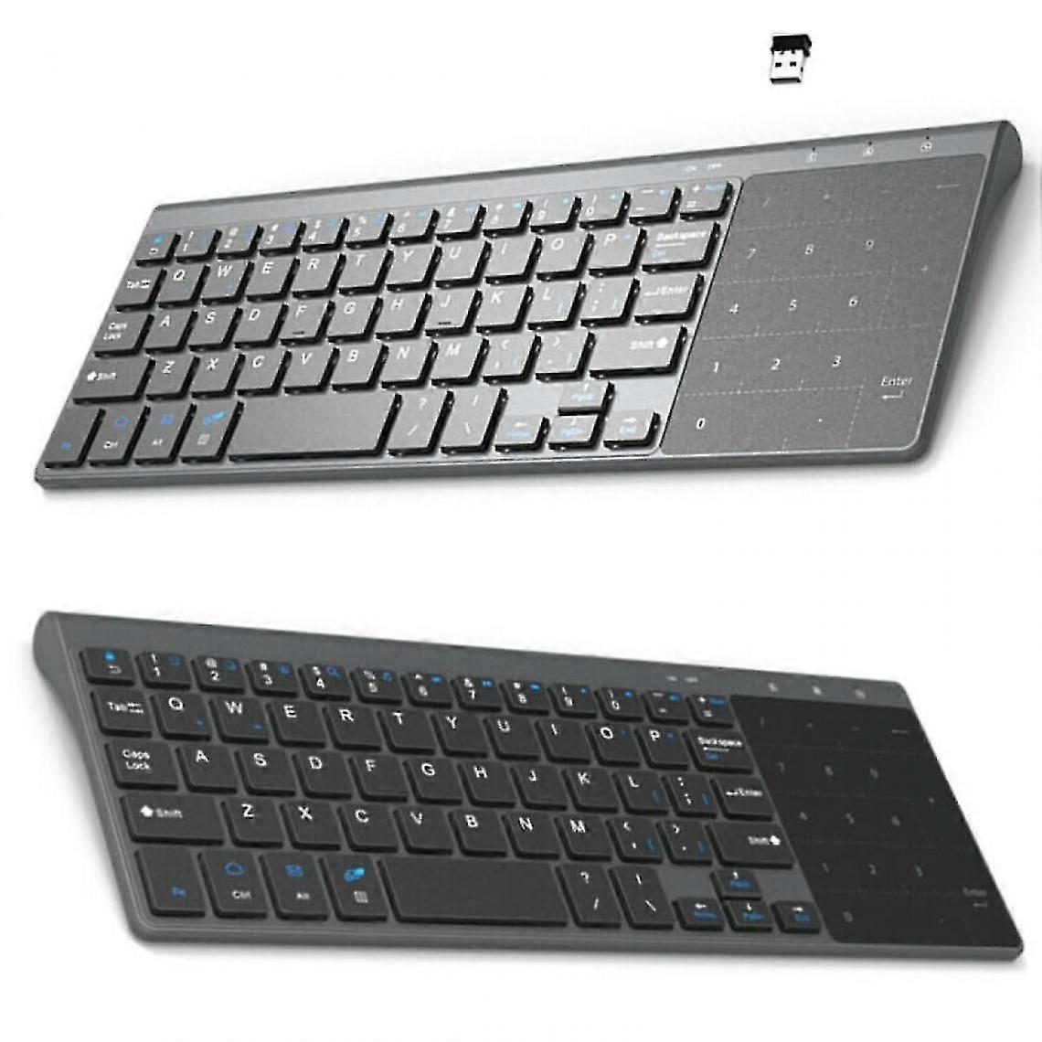 2.4g Mini Keyboard Wireless Keyboard With Touchpad(black)