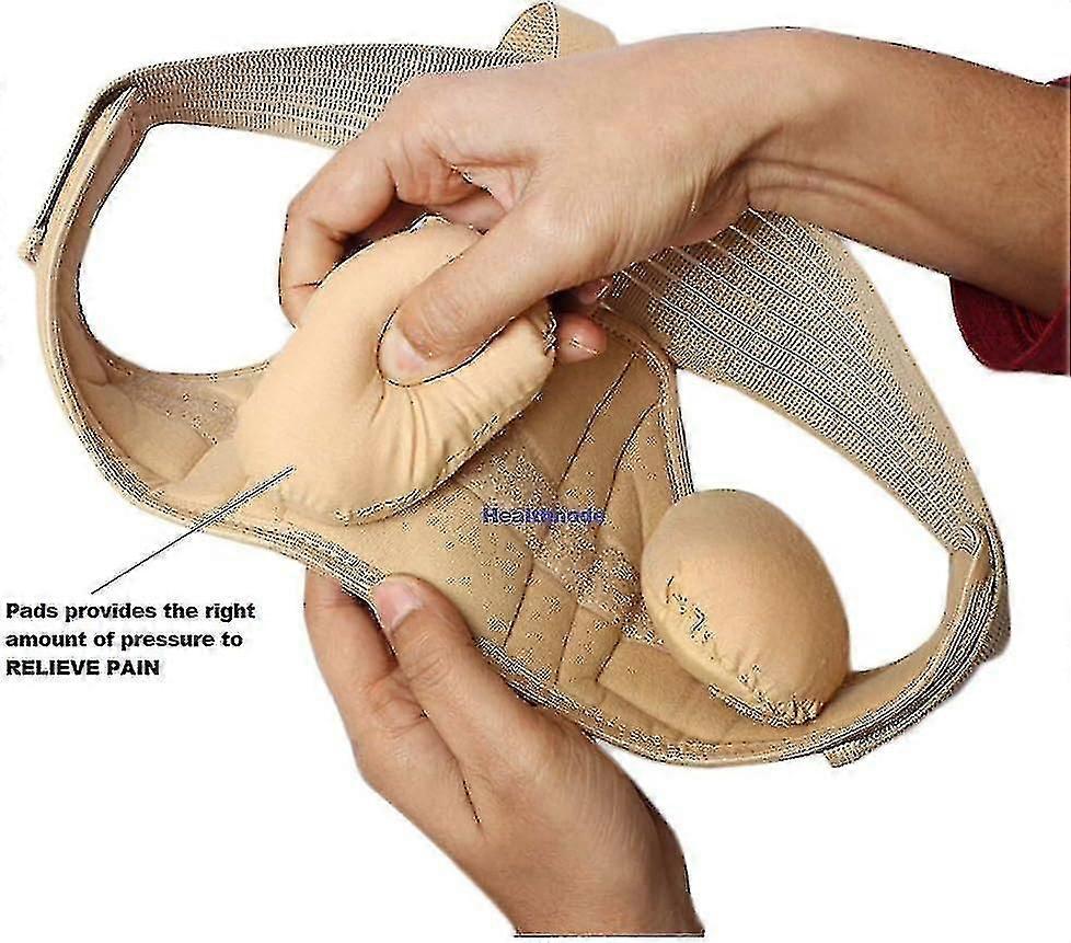 Inguinal Hernia Belt For Men Post Surgery Hernia Pain Relief Truss Brace For Double/single Inguinal Superior Comfort Austable Pressure 2 Removable F