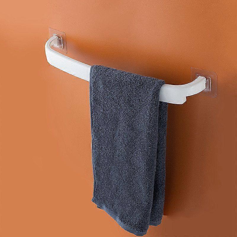 Bathroom towel rack Kitchen rag rack Storage rack Bathroom Rabbit punched towel rod rack Colorful plastic shoe rack