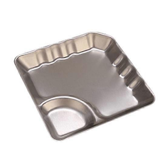 Stainless Steel Snack Tray Set with Dipping Bowl Fine Polished Design Sandwich Serving Tray for Sushi Chips Dumplings Salads