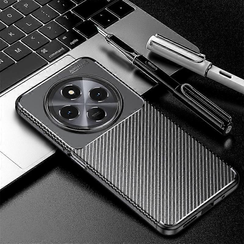 Carbon Fiber Texture Shockproof TPU Phone Case
