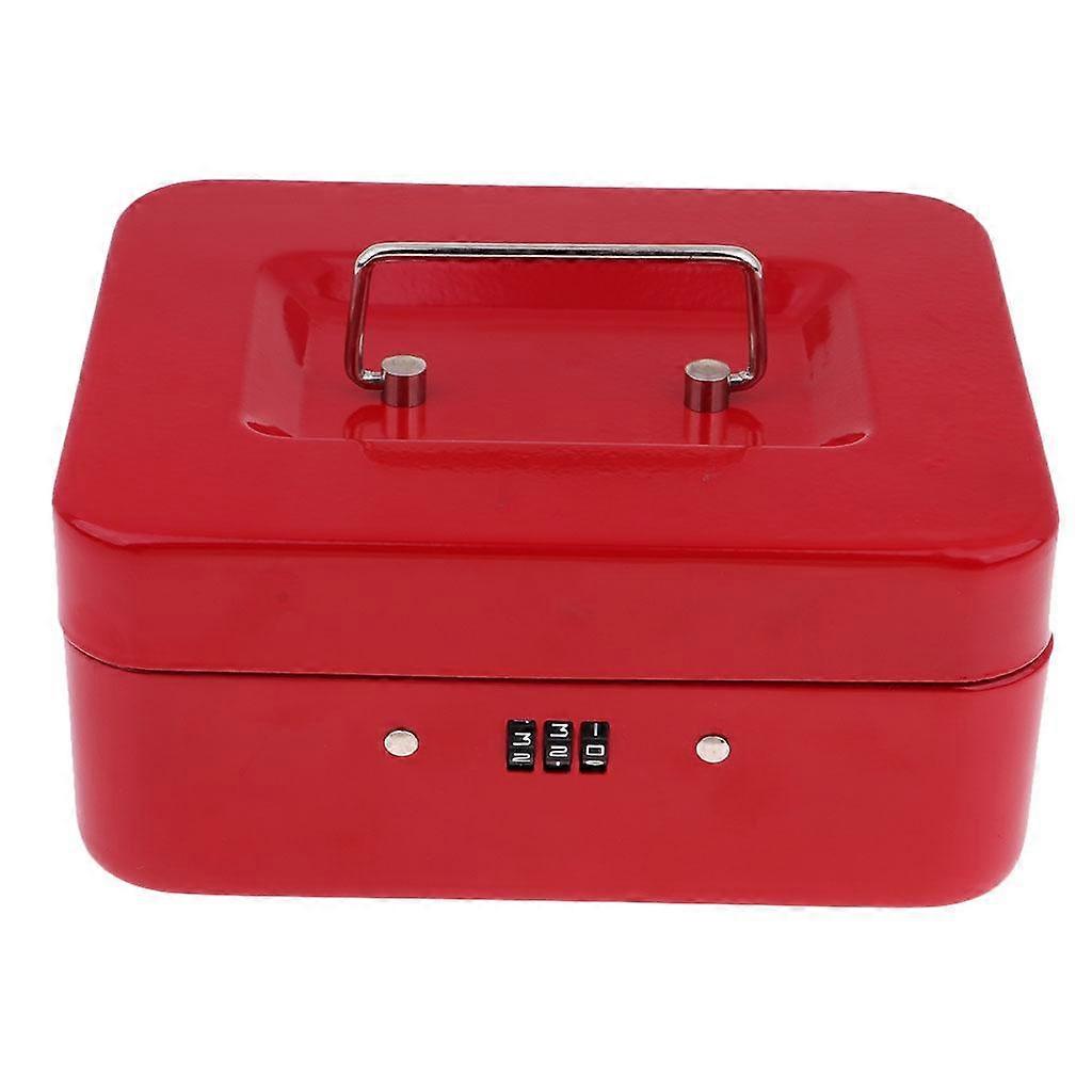 Box Coins Saving Box with 6 Compartments Tray for Security