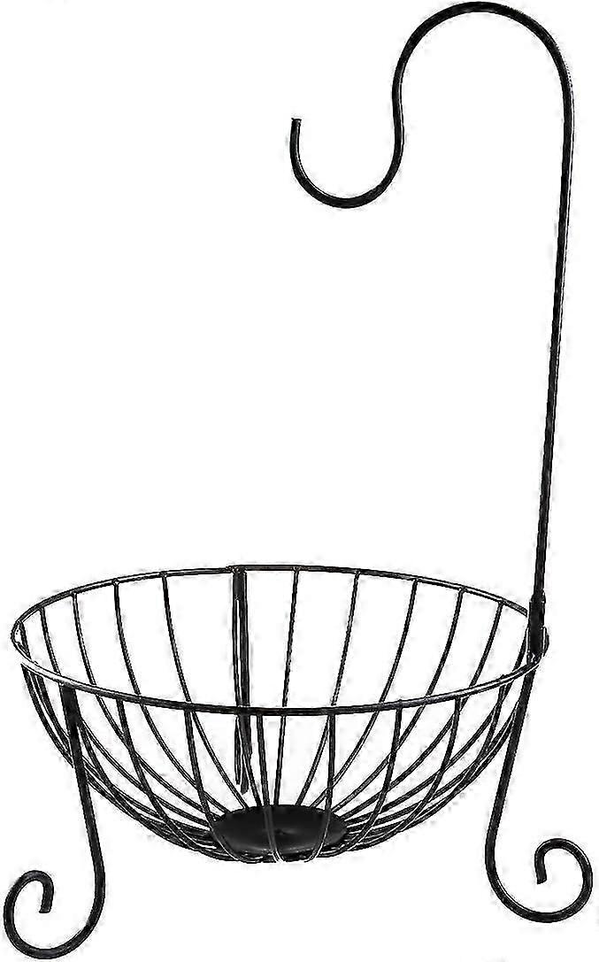 Kitchen Fruit Basket with Detachable Banana Holder Space Saving