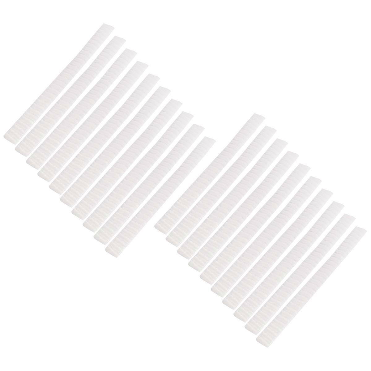 20 PCS Make Up Brushes Protectors Cover Sheath Net White