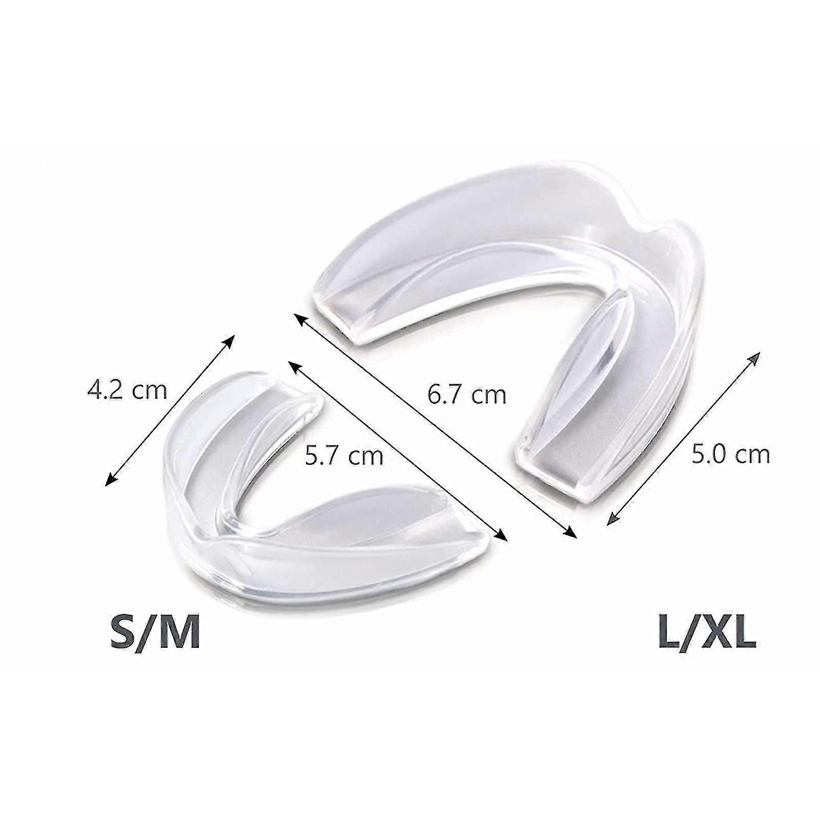 Mouth Guard Set For Teeth Grinding With Storage Case 2 Pack Mouthguard