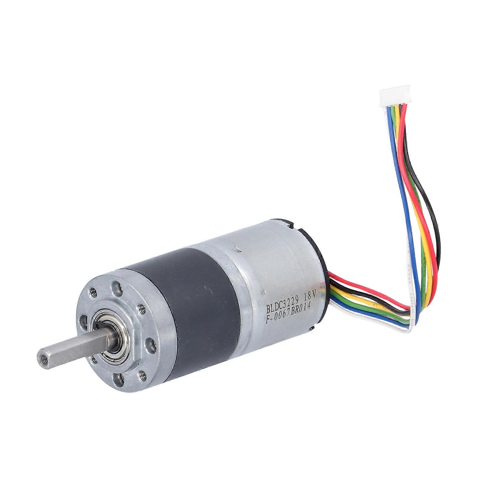 DC 18V Brushless Planetary 3-Stage Speed Reducer Gear Motor