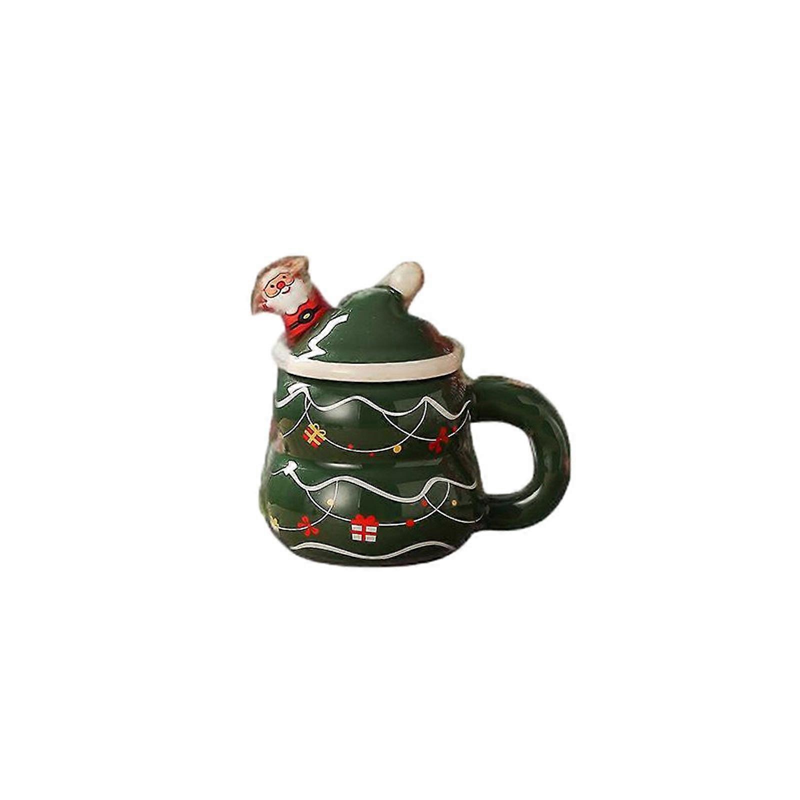 Christmas Ceramic Cup Cartoons Snowman Mug Practical