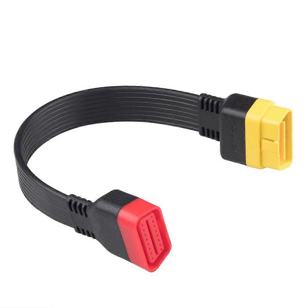 36cm καλώδιο επέκτασης OBD αυτοκινήτων για X431 2 διαγνωστικό καλώδιο προσαρμοστών 16Pin OBDII αρσενικό στο θηλυκό εκτεταμένο συνδετήρα OBD OBD μαύρο