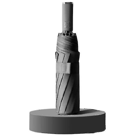 Ten-Bones Automatic Three-fold Sunny and Rainy Folding Umbrella