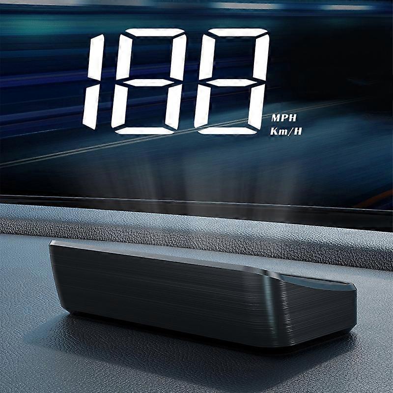 Car Speedometer HUD GPS Head Up Display Digital Speed Meter Windshield Projector For Vehicles Truck Auto Electronics Accessories