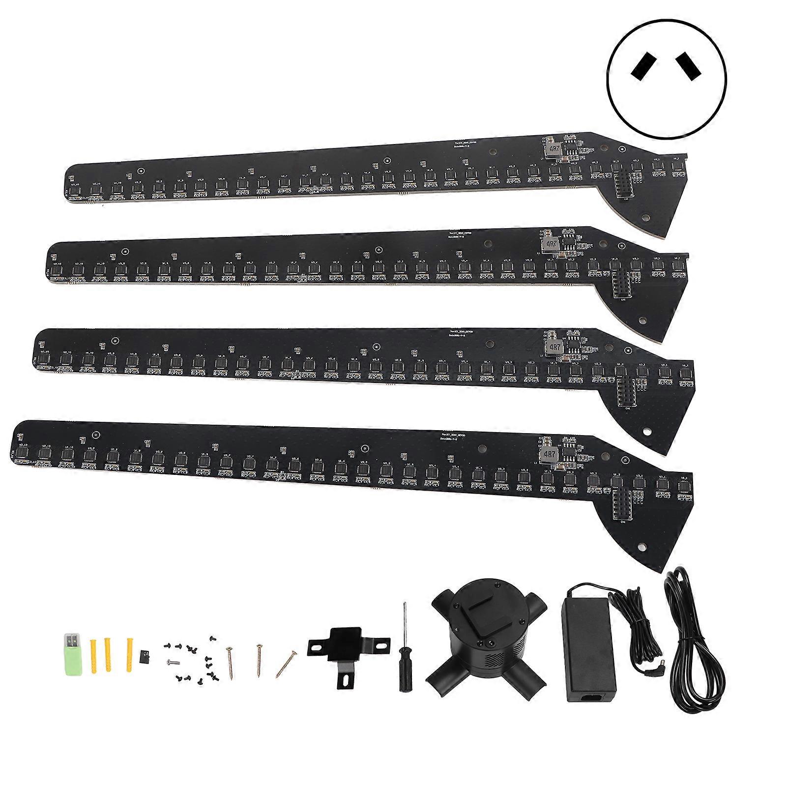 3D全息风扇4叶1024×638P 638 LED灯珠150°视角3D广告全息显示风扇110-240V