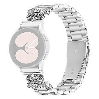 Metal Strap With Quick Release Connector For Samsung Galaxy Watch6 40mm 44mm 6 Classic 43mm 47mm Cro