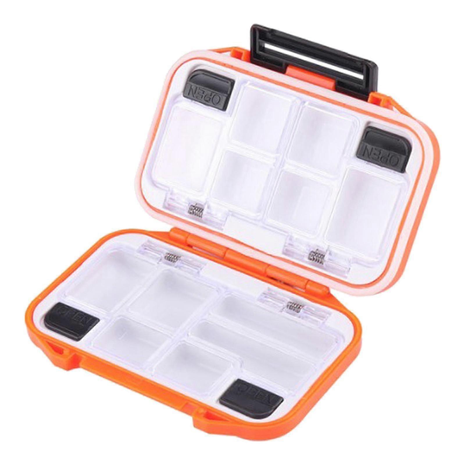 Fishing Lure Bait Storage Tackle Box Hard Case with Detachable Grids S