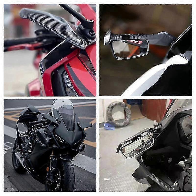 Universal Motorcycle Adjustable Flank Spoiler Fairing with Mirrors for CBR650R YZF R1 YZF R6 T-MAX5