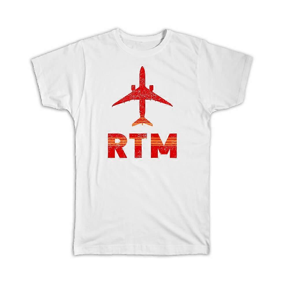 Gift T-Shirt: Netherlands Rotterdam The Hague Airport RTM Travel