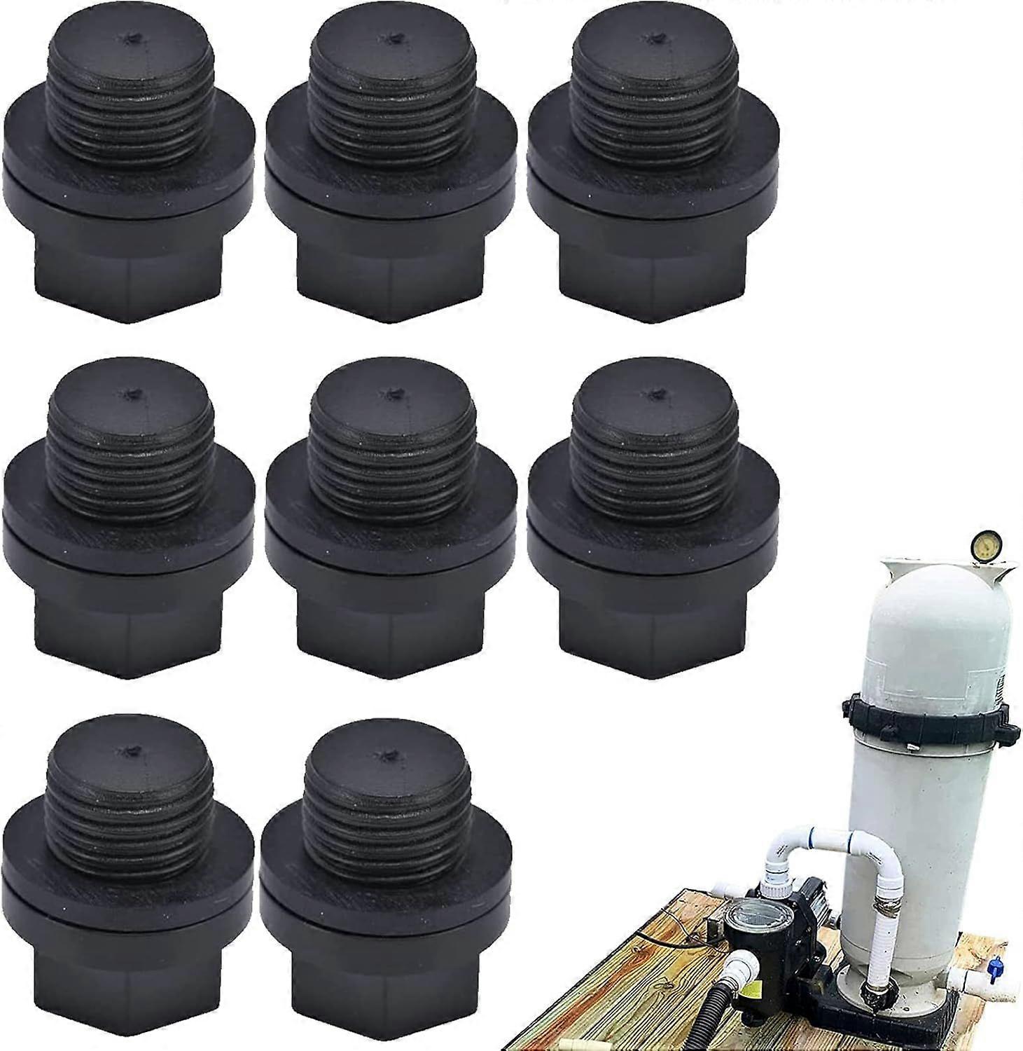 8 st. poolavloppspumpsplugg, poolavloppspluggar, poolpumpfilterplugg, ersättning för poolavloppsplugg, marksimning