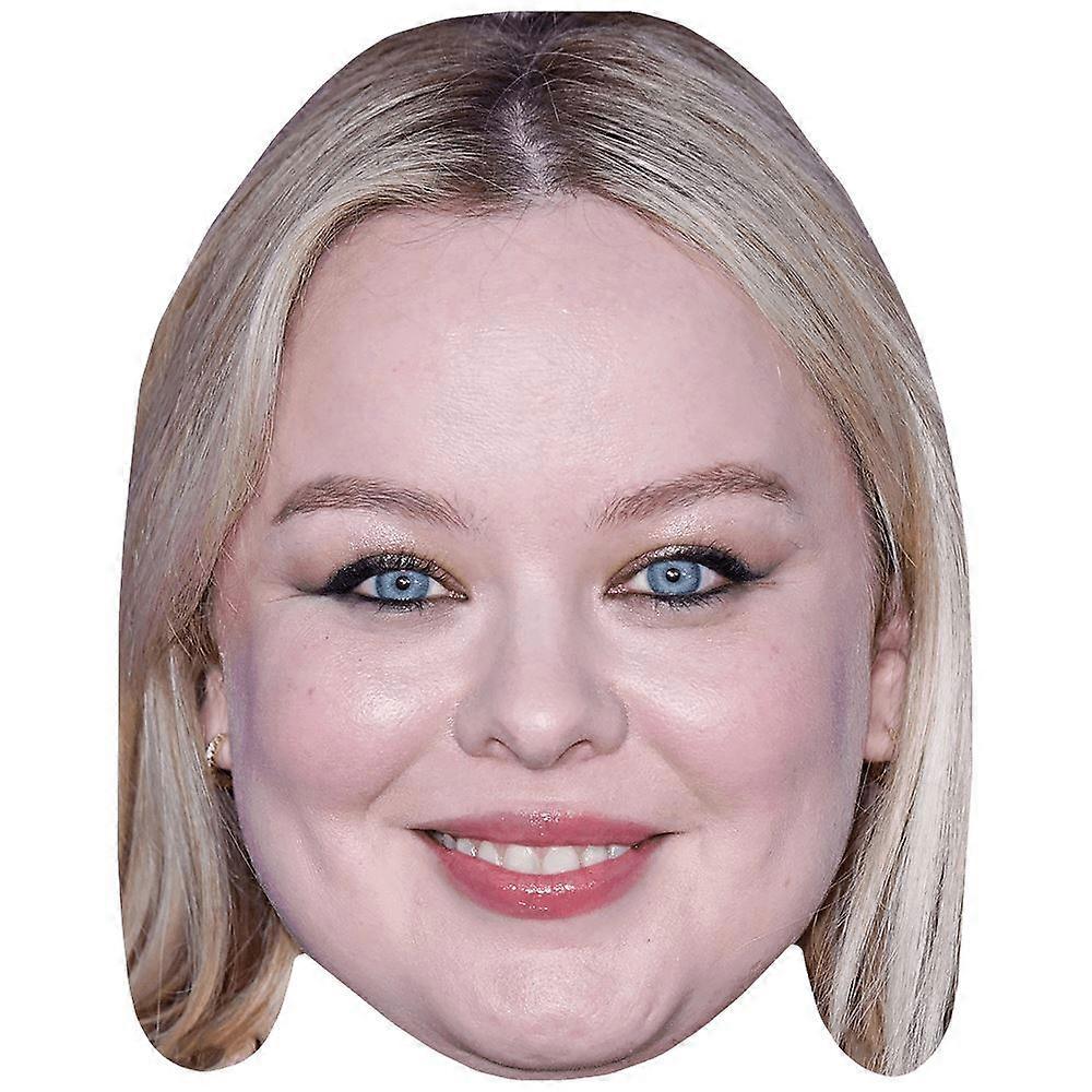 Nicola Coughlan (Makeup) Celebrity Mask, Flat Card Face