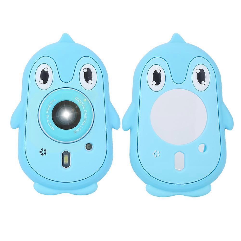 Children 3M Waterproof Camera K12 2.4" IPS Screen 1200mAh Blue