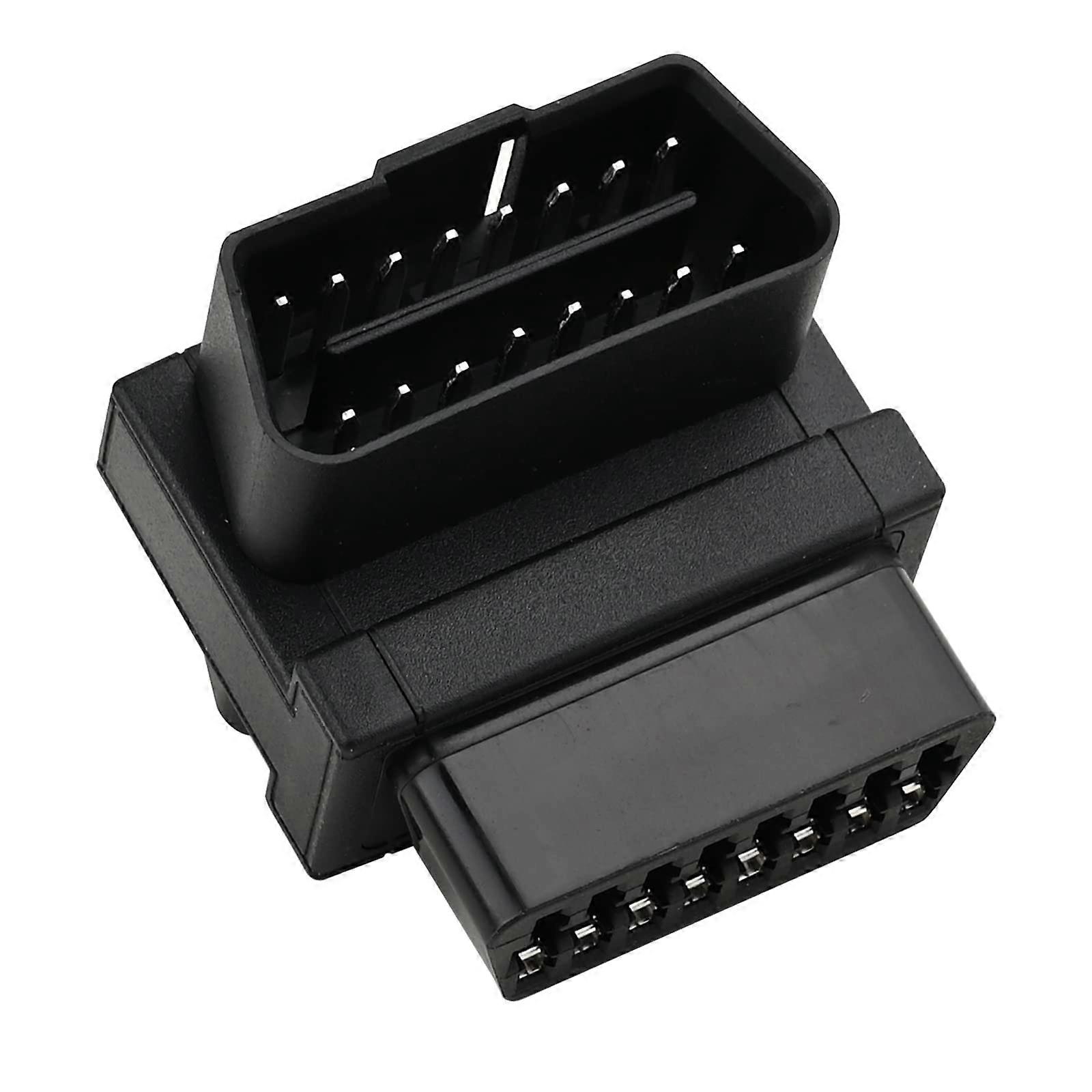 Mini Size OBD2 OBDII Full 16 Pin Male to Dual Female Adapter for Diagnostic Extender 1 to 2 OBD Port Extension Converter Connector