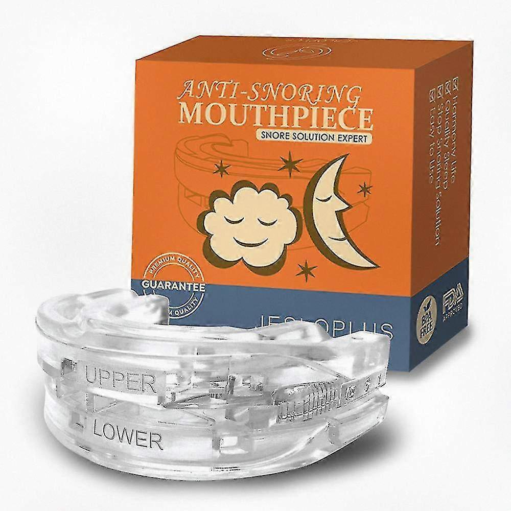 Anti Snoring Mouth Guard for Teeth Grinding Prevention, Night Sleep Aid Protector to Stop Snoring and Improve Sleep Quality