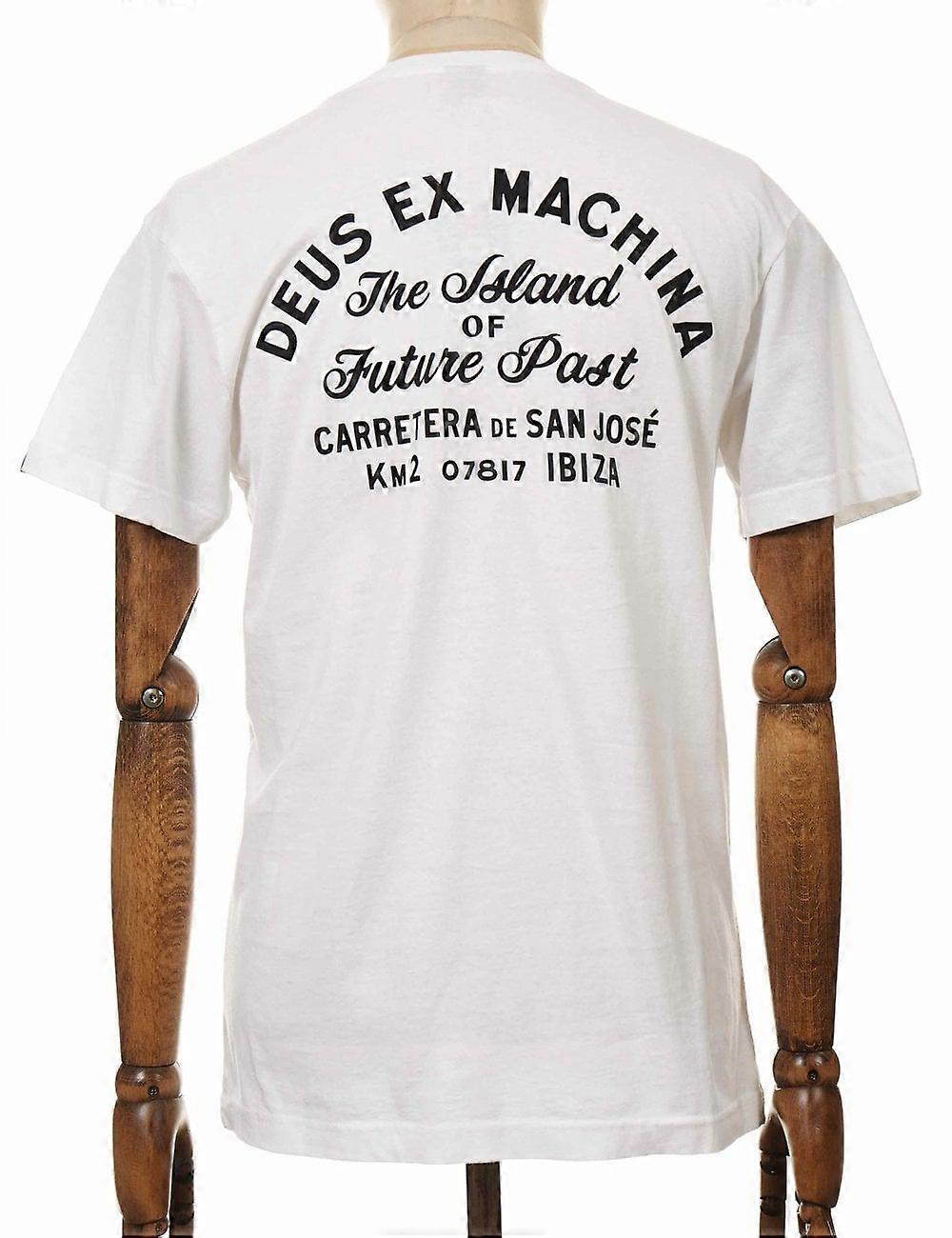 Koszulka męska Deus Ex Machina Ibiza Address Pocket - Biała