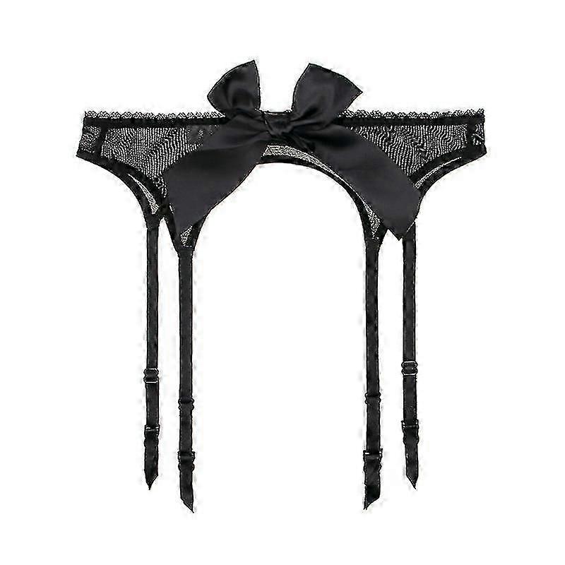 2PCS المرأة الدانتيل الرباط حزام تعليق الأحزمة لفخذ عالية جوارب الجلد ودية الرباط