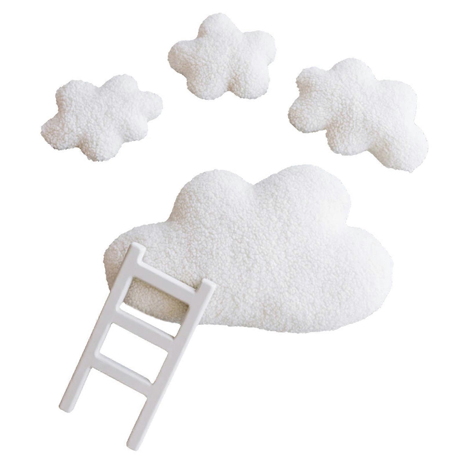 1 Set Lovely Cloud and Ladder Photo Props for Infant Photography Professional Home or Studio Use Photoshoots Support