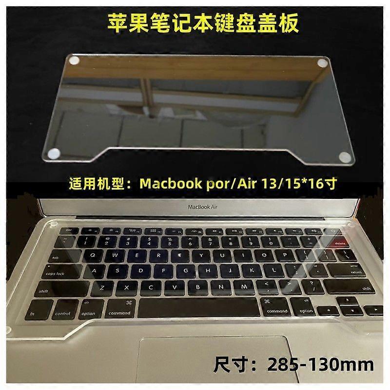Transparent Acrylic Keyboard Cover For Laptop Keyboard Protector Clear Keyboard Shield High Transparency Keyboard Cover Protector Compatible For Apple