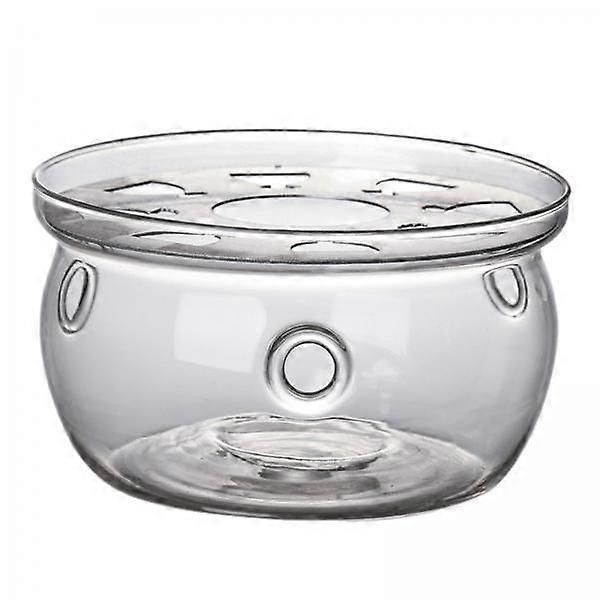 4 Tea Kettle Warmer Glass Coffee with Candle Tray