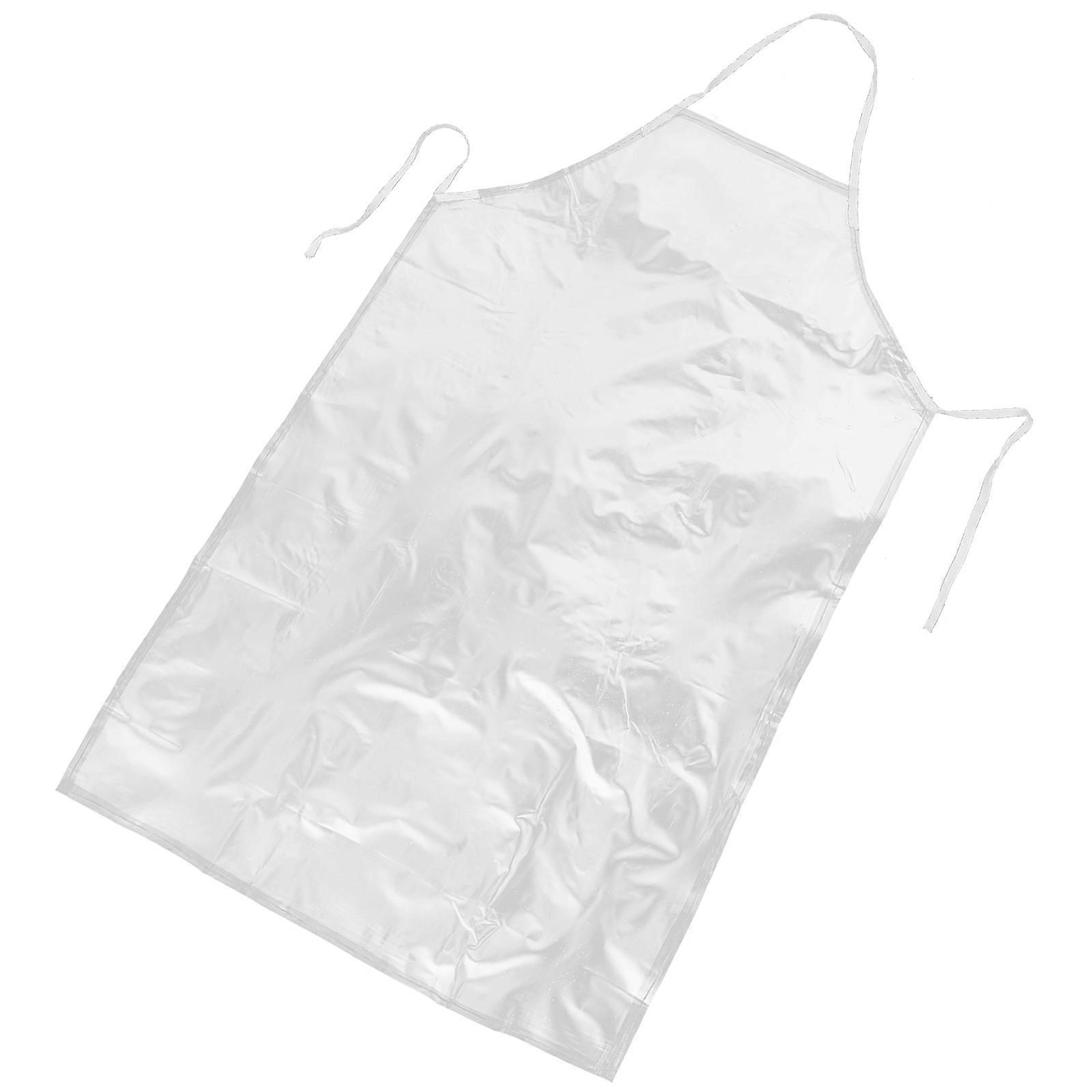 Transparent PVC Server Apron for Home Use Waterproof 3pcs