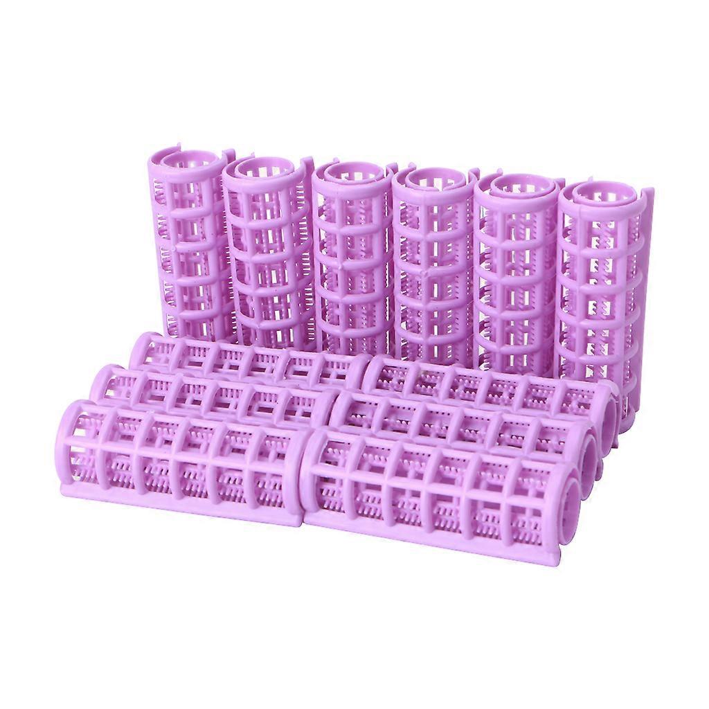 12PCS DIY Hair Salon Curlers Rollers Tool Soft Small Hairdressing Tools New  Multi