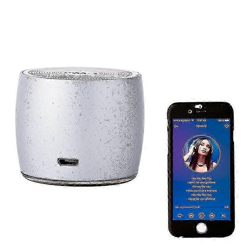 Ewa A103 Portable Bluetooth Speaker Wireless Heavy Bass Speaker Subwoofer Phone Call Surround Sound Bluetooth Shower Speaker (silver)