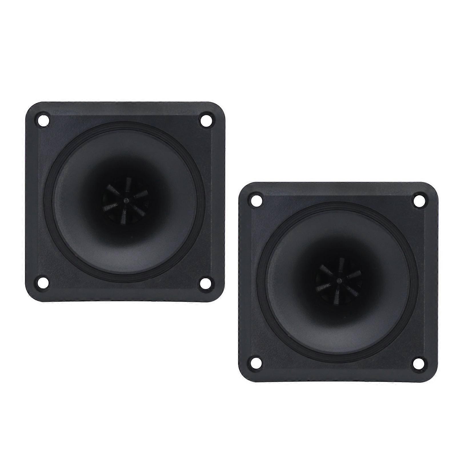 Versatility Use 3.5Inch Square Horn Tweeters with Magnetic Cores Perfect for Music Enthusiasts Upgrades Sounds Quality