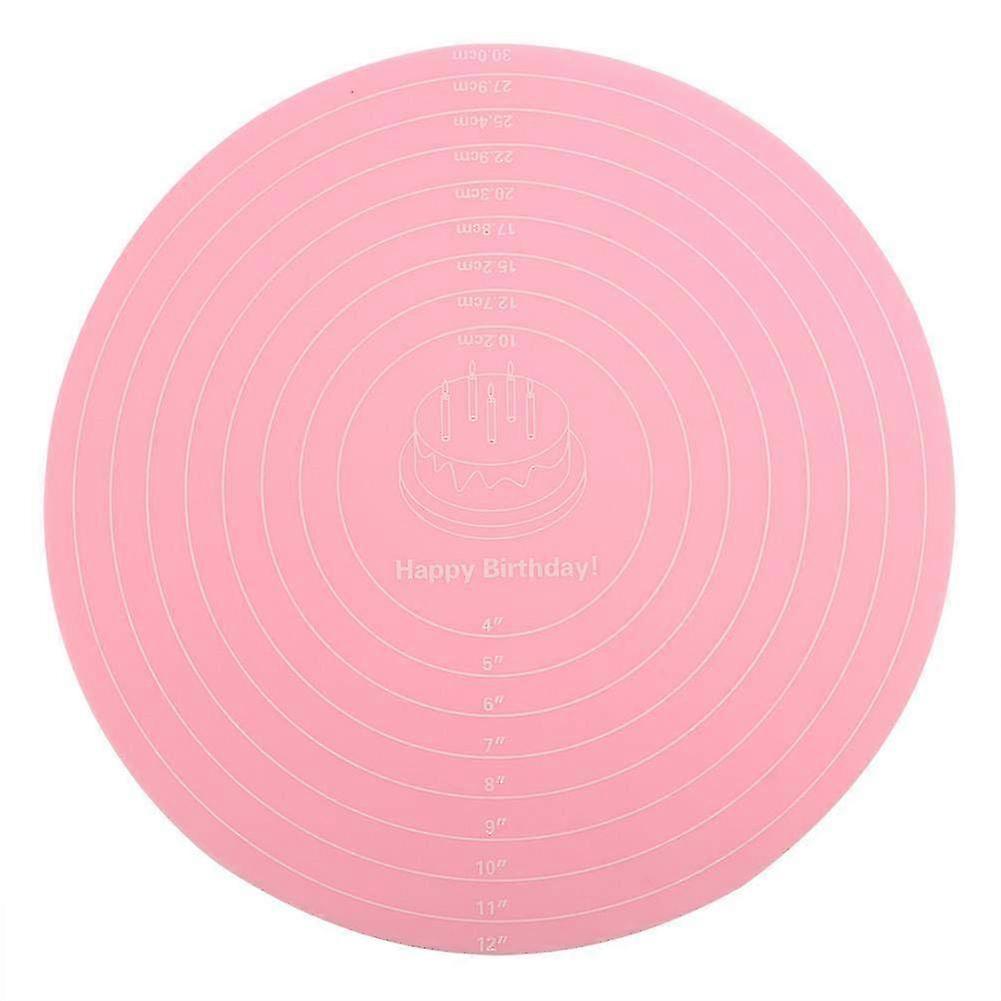 حصيرة خبز مقاومة للحرارة غير لاصقة للقرص الدوار للكيك والمعجنات